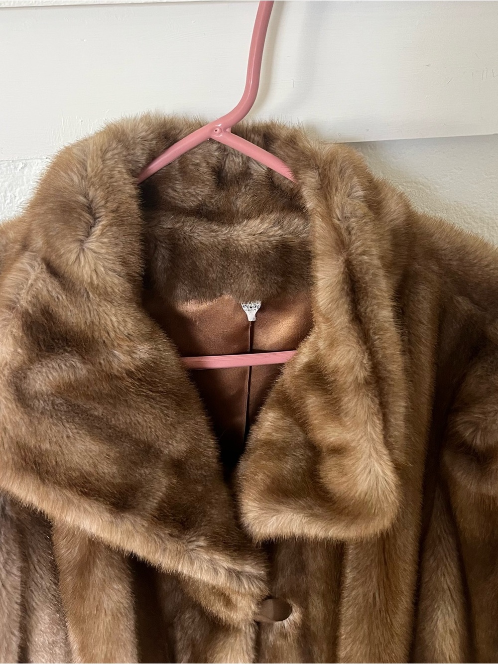 Country Pacer Vintage Faux Fur Women's XL Coat - Picture 2 of 10